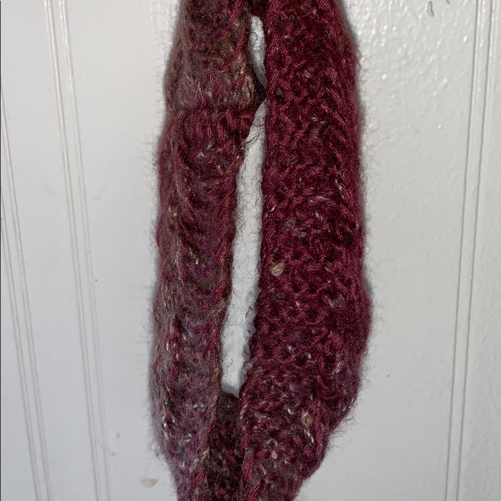 Women Ear Warmer cable headband, NEW, burgundy